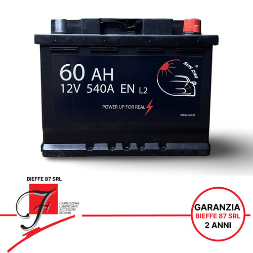 Batteria auto suncar 12v 60ah - auto,